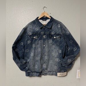 Gucci Crystal denim jacket